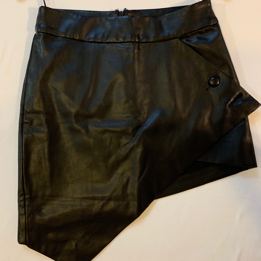 Nasty Gal Faux Leather Mini Skirt